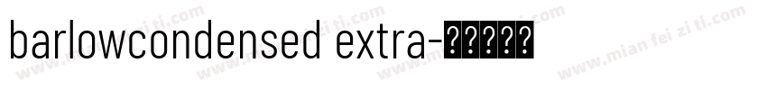 barlowcondensed extra字体转换